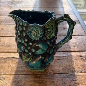Vintage Inarco Mood Indigo Ceramic Pitcher